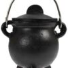 Plain cast iron cauldron w/ lid 3″ Plain cast iron cauldron w/ lid 3″