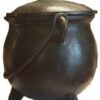 8″ cast iron cauldron w/ lid 8″ cast iron cauldron w/ lid
