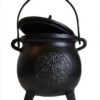 6″ Tree of Life cast iron cauldron w/ lid 6″ Tree of Life cast iron cauldron w/ lid