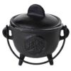 5″ Cast iron cauldron w/ lid Tree of Life 5″ Cast iron cauldron w/ lid Tree of Life