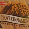 Clove Cinnamon HEM cone 10 cones Clove Cinnamon HEM cone 10 cones