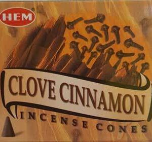 Clove Cinnamon HEM cone 10 cones