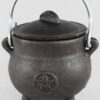 Pentagram cast iron Cauldron 3″ Pentagram cast iron Cauldron 3″