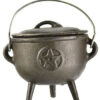 Pentagram cast iron cauldron 4″ Pentagram cast iron cauldron 4″