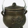 Triple Moon cast iron cauldron 3″ Triple Moon cast iron cauldron 3″