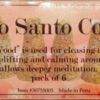 Palo Santo 6 cones Palo Santo 6 cones