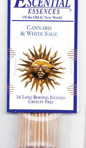 Cannabis & White Sage escential essences incense sticks 16 pack