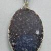 Amethyst Oval silver plated pendant Amethyst Oval silver plated pendant