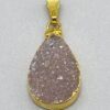 Amethyst Teardrop gold plated pendant Amethyst Teardrop gold plated pendant