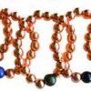 10mm Copper toned with asst stone bracelet 10mm Copper toned with asst stone bracelet