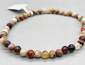 4mm Agate, Laguna Lace bracelet