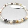 4mm Agate, White & Black bracelet 4mm Agate, White & Black bracelet