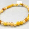 4mm Jade, Yellow bracelet 4mm Jade, Yellow bracelet