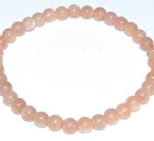 5-7mm Peach Moonstone bracelet