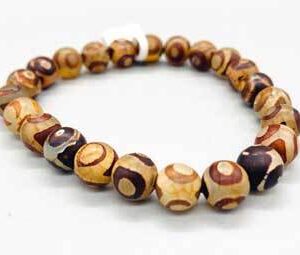 8mm Agate, Tibetan bracelet
