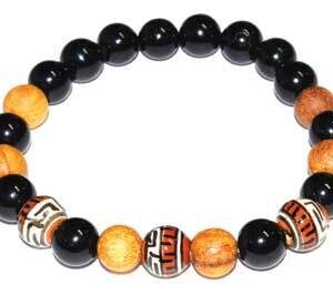 8mm Palo Santo Black Tourmaline bracelet