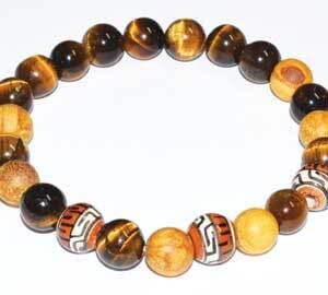 8mm Palo Santo Tiger Eye bracelet