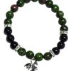 8mm Ruby Zoisite/ Black Onyx with Dragon 8mm Ruby Zoisite/ Black Onyx with Dragon