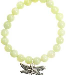 New Jade Serenity Dragonfly silver