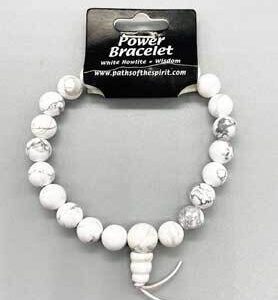 White Howlite Power bracelet