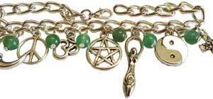 Green Aventurine Coexist bracelet