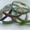 2 Line Crystal stretch bracelet various