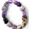 Amethyst, Chevron Nugget bracelet Amethyst, Chevron Nugget bracelet
