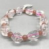 Quartz & Strawberry Quartz Nugget bracelet Quartz & Strawberry Quartz Nugget bracelet