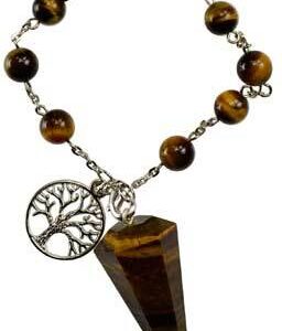 Tiger’s Eye pendulum bracelet