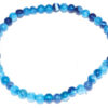 4mm Agate, Blue Lace stretch bracelet 4mm Agate, Blue Lace stretch bracelet