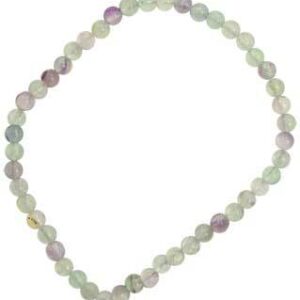4mm Fluorite stretch bracelet