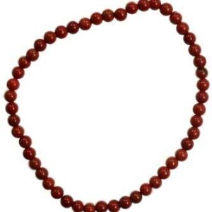 4mm Red Jasper stretch bracelet