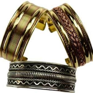 1″ assorted Two Tone bracelet