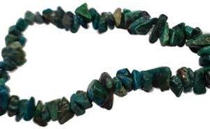 Chrysocolla chip bracelet