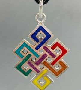 2″ Chakra Eternity Knot