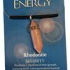 Serenity (rhodonite) double terminated Serenity (rhodonite) double terminated