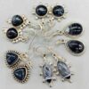 Black Banded various earrings Black Banded various earrings