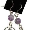 Amethyst Pentagram earrings Amethyst Pentagram earrings