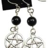 Black Onyx Pentagram earrings Black Onyx Pentagram earrings