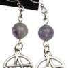 Fluorite Pentagram earrings Fluorite Pentagram earrings