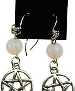 Opalite Pentagram earrings