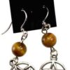 Tiger’s Eye Pentagram earrings Tiger’s Eye Pentagram earrings
