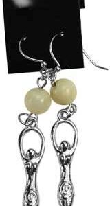 Moonstone Goddess earrings