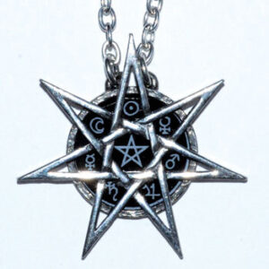 1 3/4″ Elven Star pewter