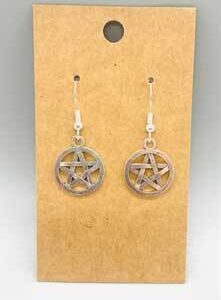 Pentagram earrings