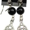 Black Onyx Triquetra earrings Black Onyx Triquetra earrings