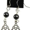 Hematite Triquetra earrings Hematite Triquetra earrings