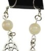 Moonstone Triquetra earrings Moonstone Triquetra earrings