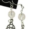 Quartz Triquetra earrings Quartz Triquetra earrings