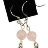 Rose Quartz Triquetra earrings Rose Quartz Triquetra earrings